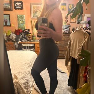 High waisted grey/black leggings with pocket by Fabletics